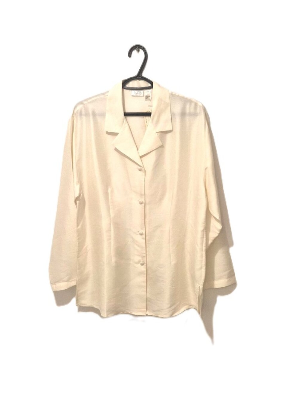 VTG Y2K 100% Silk Night Robe Quiet Luxury Boudoir Old Money Coquette Loungewear